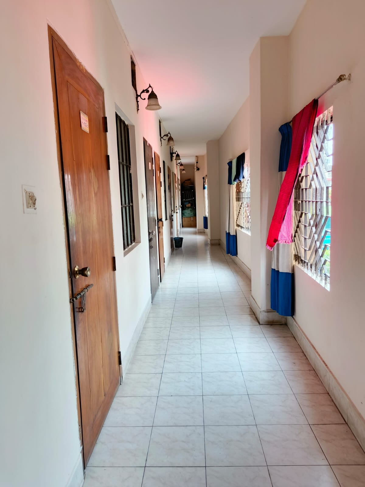 Second-floor corridor